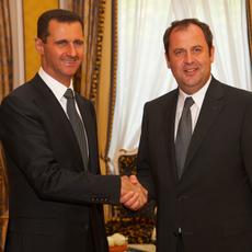 Arbeitsgespräch Finanzminister Pröll - Präsident Assad 270409