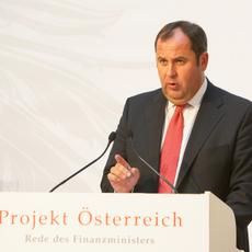 Finanzminister Pröll Rede zu 'Projekt Österreich - Die Zeit. Das Ziel. Die Chance' 141009