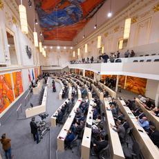 Erste Nationalratssitzung im Redoutensaal der Hofburg 200917
