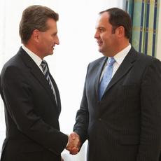 Treffen BM Pröll - Ministerpräsident Oettinger 311008