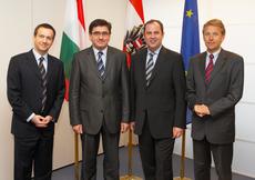 Treffen Pröll mit ungarischen Regierungsvertretern 130309
