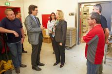 Finanzministerin Fekter besucht BMF-Druckerei 151012