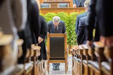 Bundesversammlung verabschiedet Bundespräsident Heinz Fischer im Parlament 080716