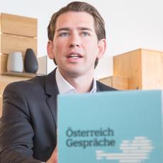 ÖVP-Chef Kurz startet Österreichgespräche 060617