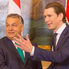 Treffen Kurz - Orban in Wien 300118