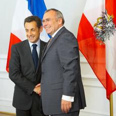 Französischer Staatspräsident Sarkozy in Wien 30508